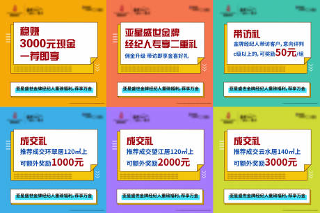 源文件下载【地产大字报六宫格】编号：20210913104538599