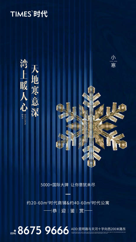 源文件下载【享设计】搜索编号：27050006612574207【地产小寒海报】