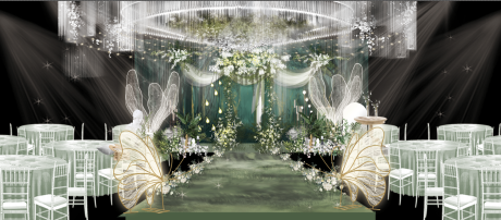 源文件下载【梦幻森系婚礼活动展板】编号：75860006605065513