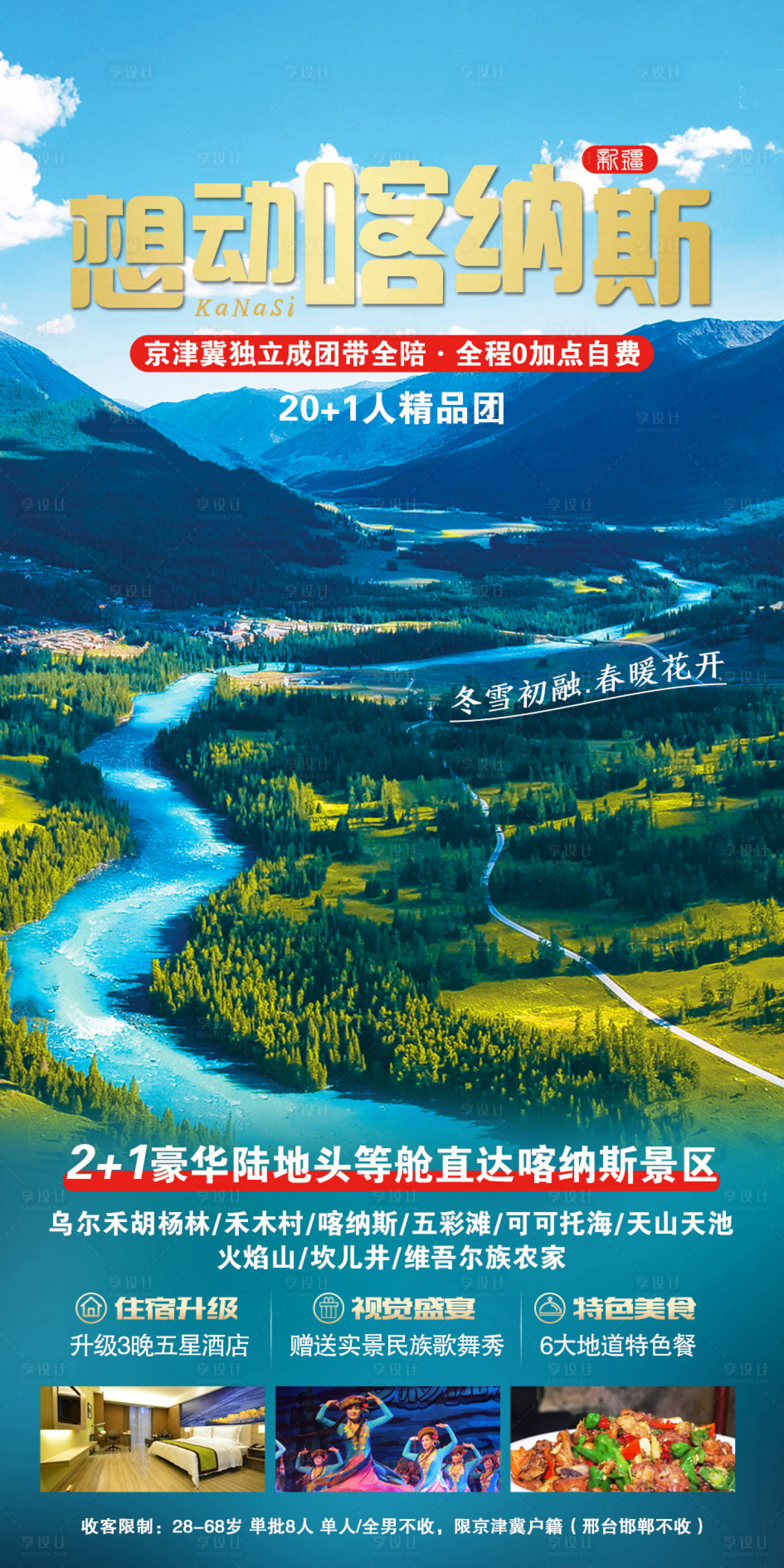 源文件下載【喀納斯旅游海報】編號：98600006322259696