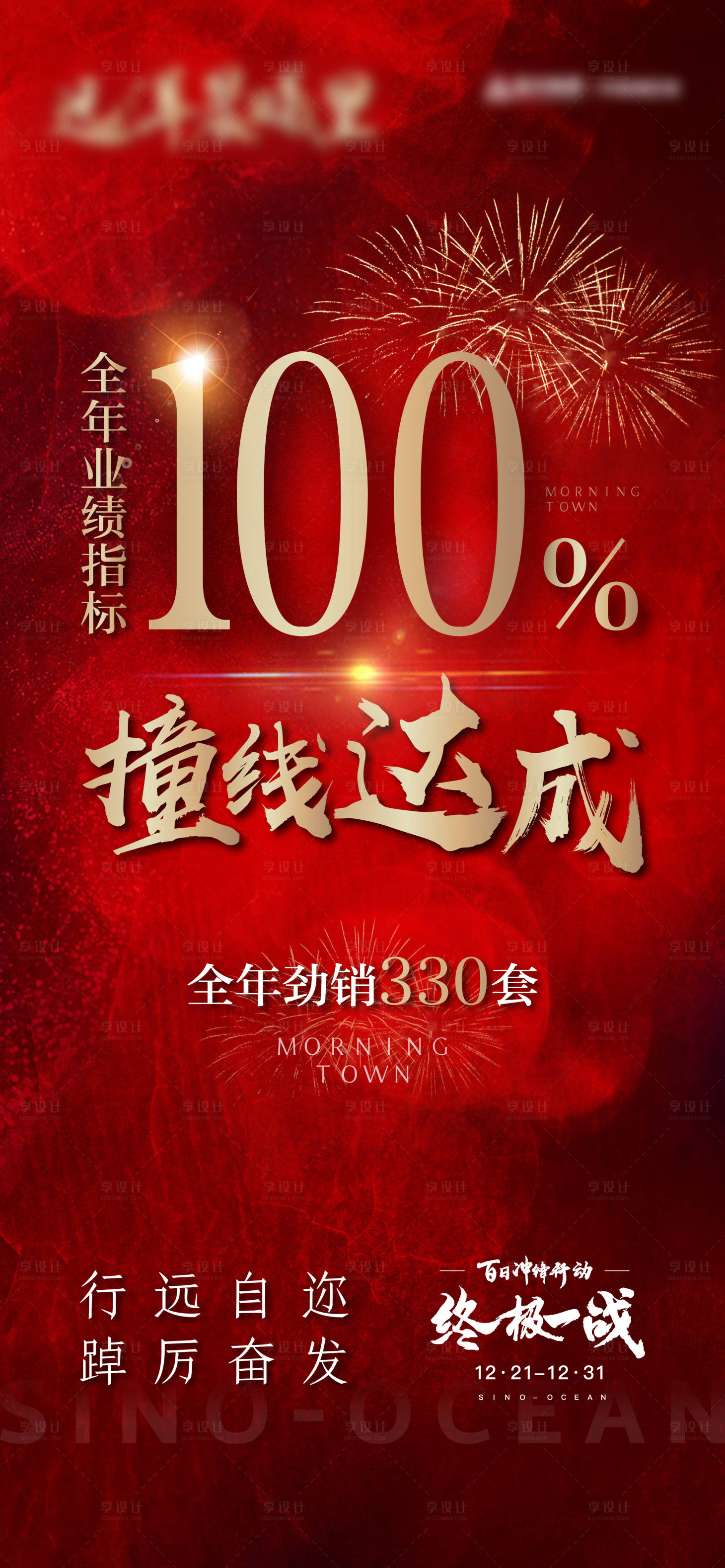 源文件下載【享設計】搜索編號：88140006351696199【地產業(yè)績海報】
