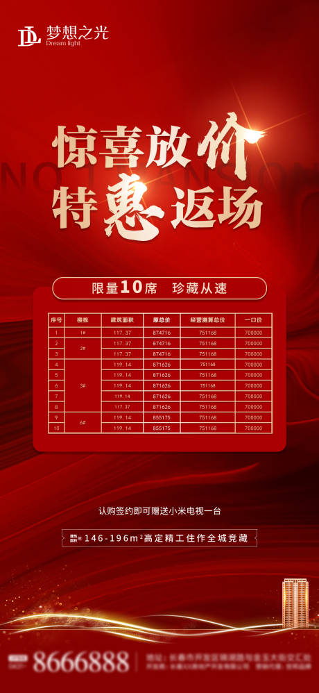 源文件下載【享設計】搜索編號：92320006408036112【一口價特價房海報】
