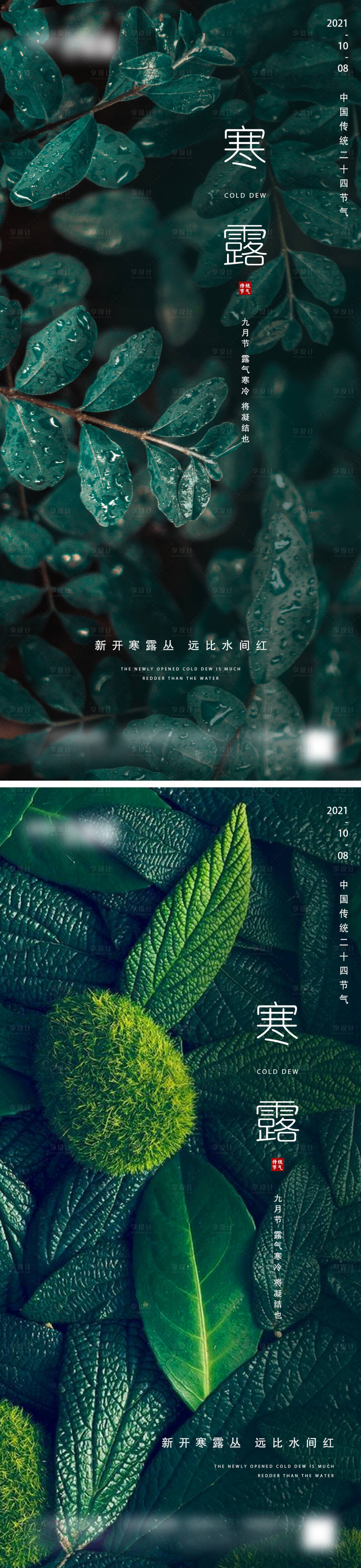 源文件下載【享設(shè)計(jì)】搜索編號(hào)：63170006593278032【地產(chǎn)寒露微信系列海報(bào)】