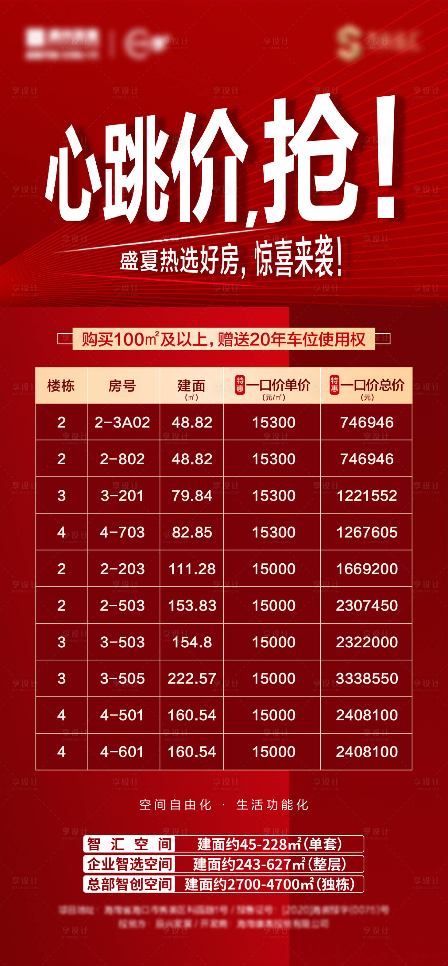 源文件下载【心跳价盛夏特价房活动海报】编号：45510006605757500