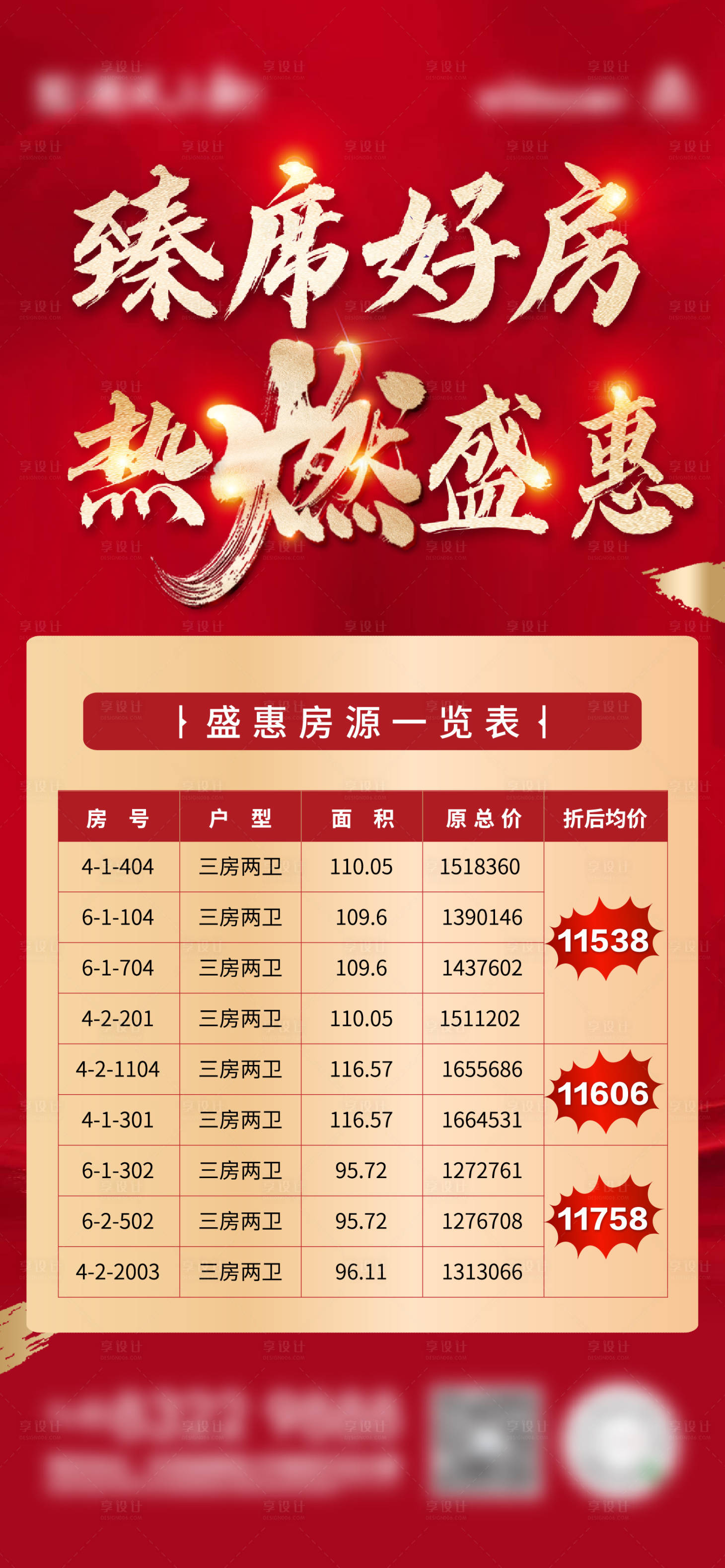 源文件下载【享设计】搜索编号：53140006407028788【地产红色系列微信海报】