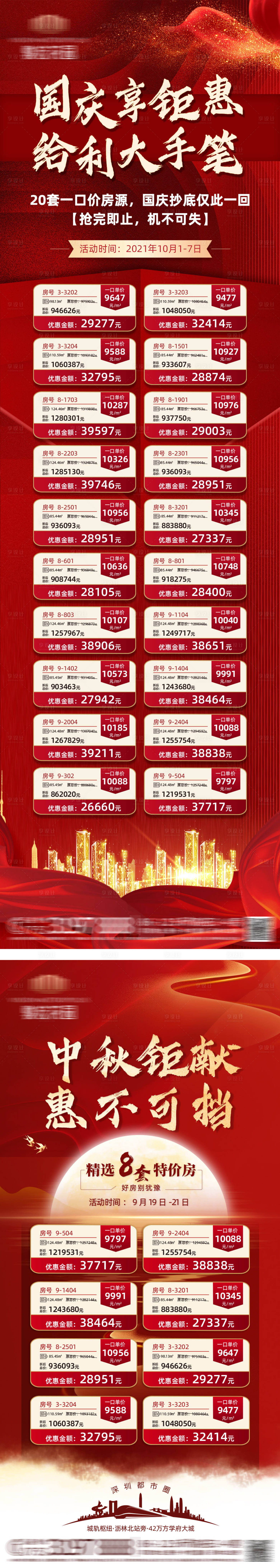 源文件下载【地产特价房长图系列海报】编号：87460006800978315