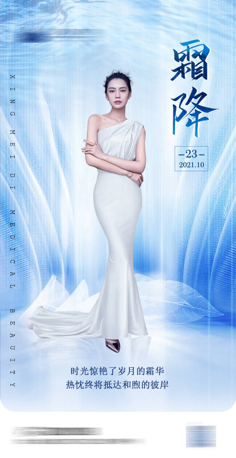 源文件下载【医美霜降海报】编号：97770006841962330