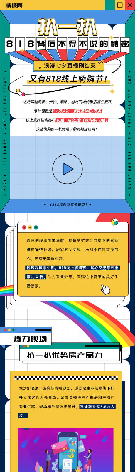 源文件下載【享設計】搜索編號：66400006800879944【地產818直播活動長圖】
