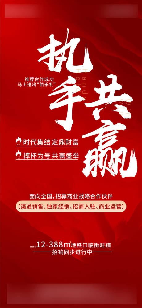 源文件下载【享设计】搜索编号：83070006759933142【商铺招商海报】