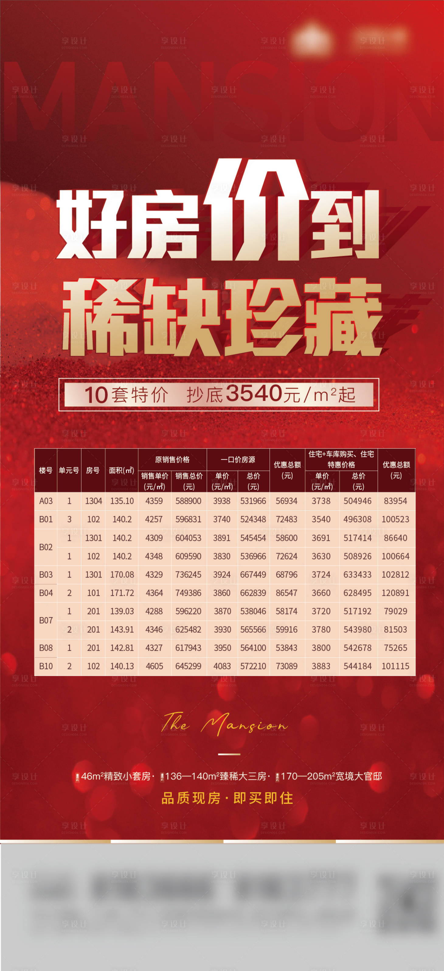 源文件下载【好房源特价房海报】编号：99890006982464607