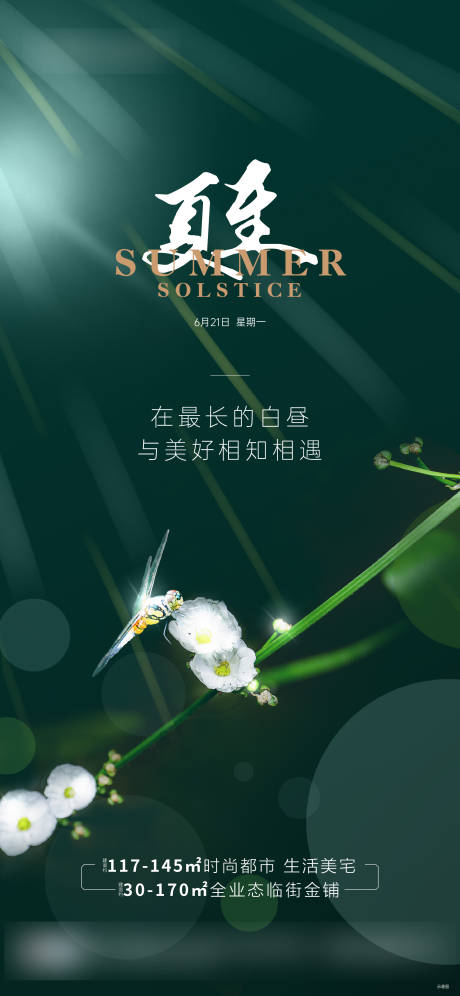源文件下载【夏至海报】编号：90410006744143651