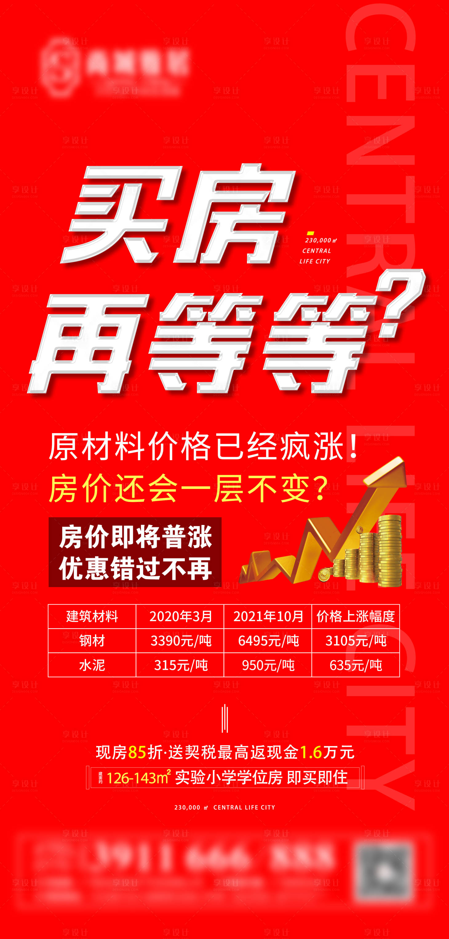 源文件下載【享設計】搜索編號：73500006976382423【建筑材料價格上漲】