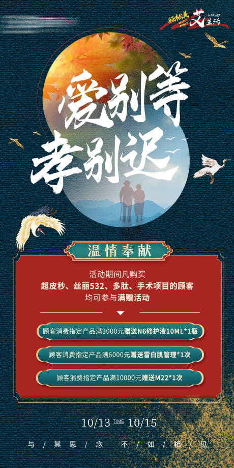 源文件下载【重阳节医美海报】编号：73770006765706422