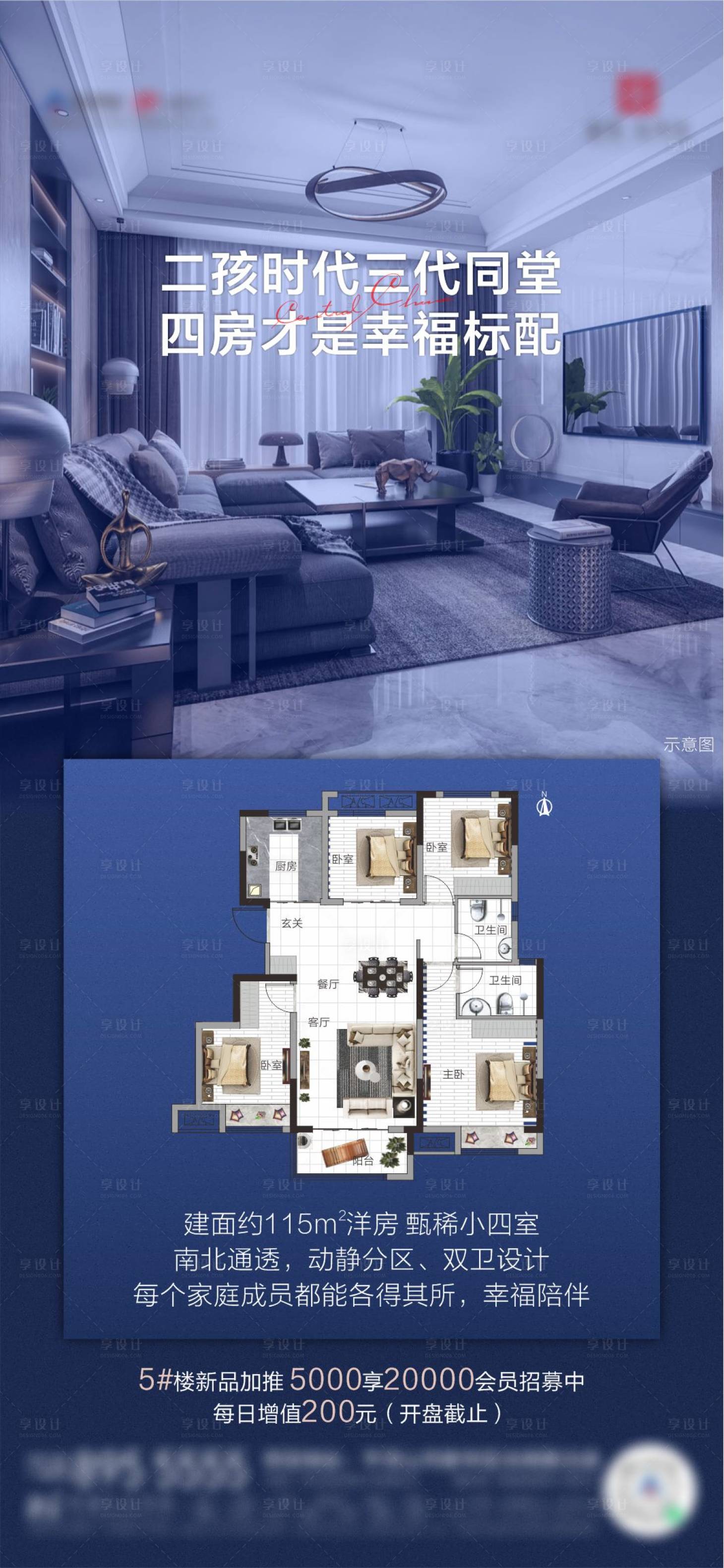 源文件下载【享设计】搜索编号：91880006842341415【地产户型价值点海报】
