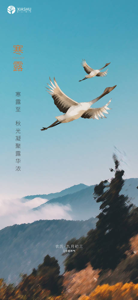 源文件下载【享设计】搜索编号：49530006725695462【寒露节气海报】