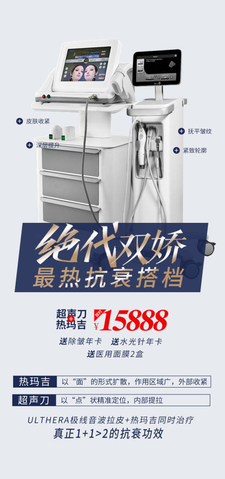 源文件下载【医美超声刀热玛吉海报】编号：15710006712277373