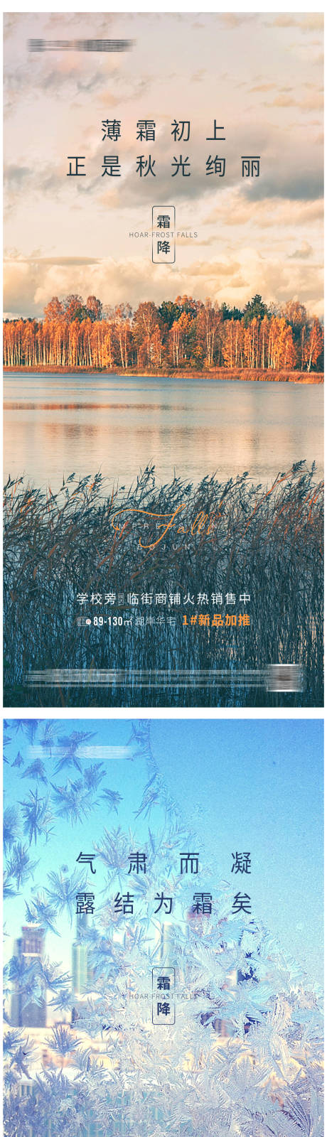 源文件下载【霜降节气海报】编号：82880006917798334