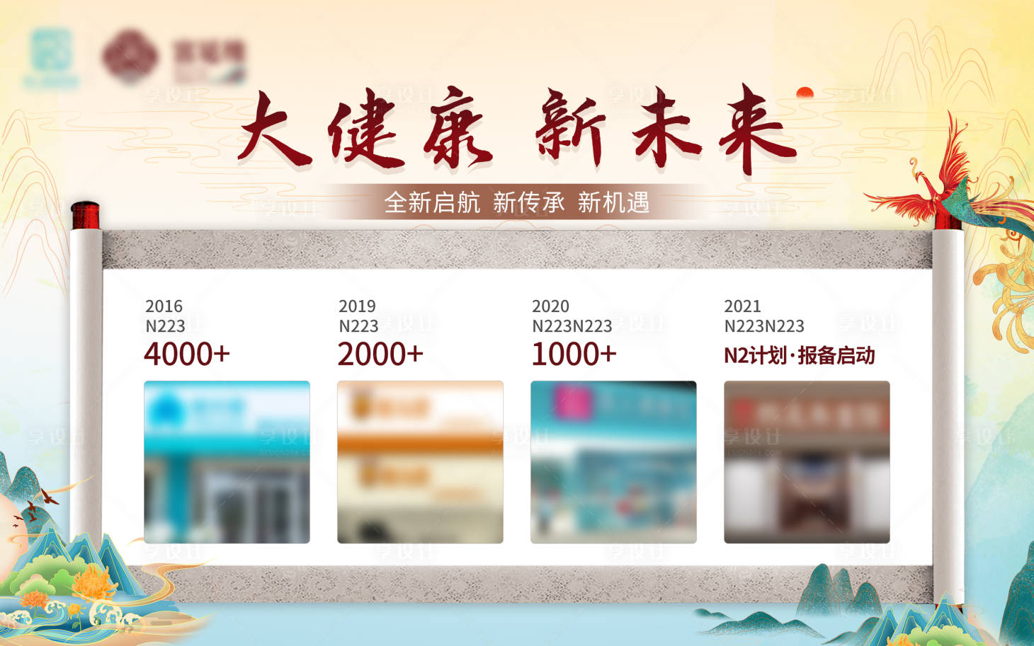 源文件下载【享设计】搜索编号：68900006765605582【招商国潮插画活动展板】