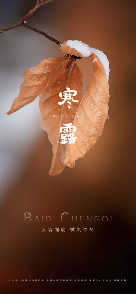 源文件下载【享设计】搜索编号：60820006916866437【寒露海报】