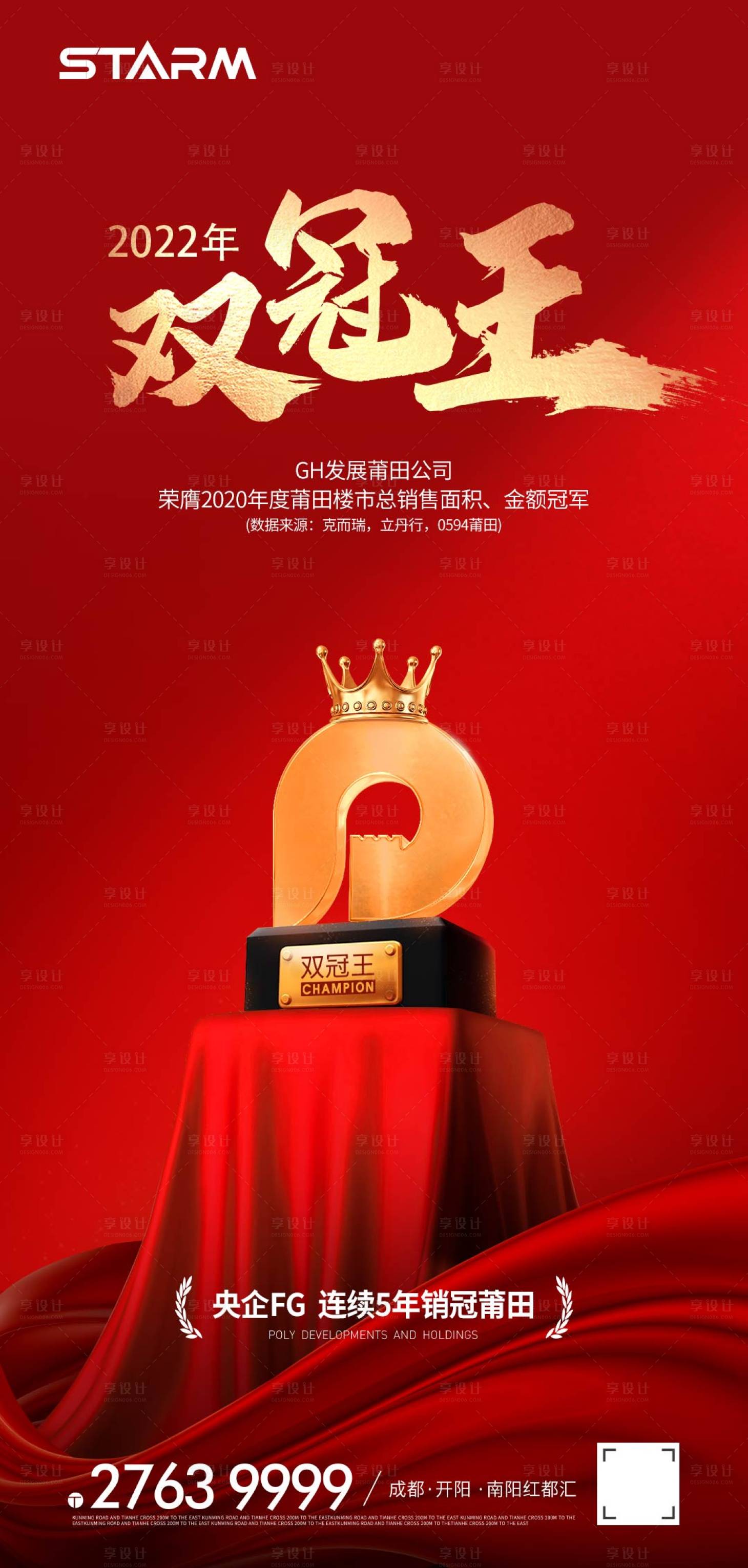 源文件下載【享設計】搜索編號：19920006989911506【地產銷冠喜報】