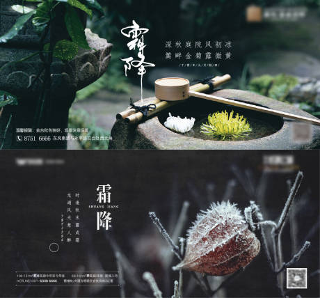 源文件下載【霜降節(jié)氣系列海報】編號：97480006907043494
