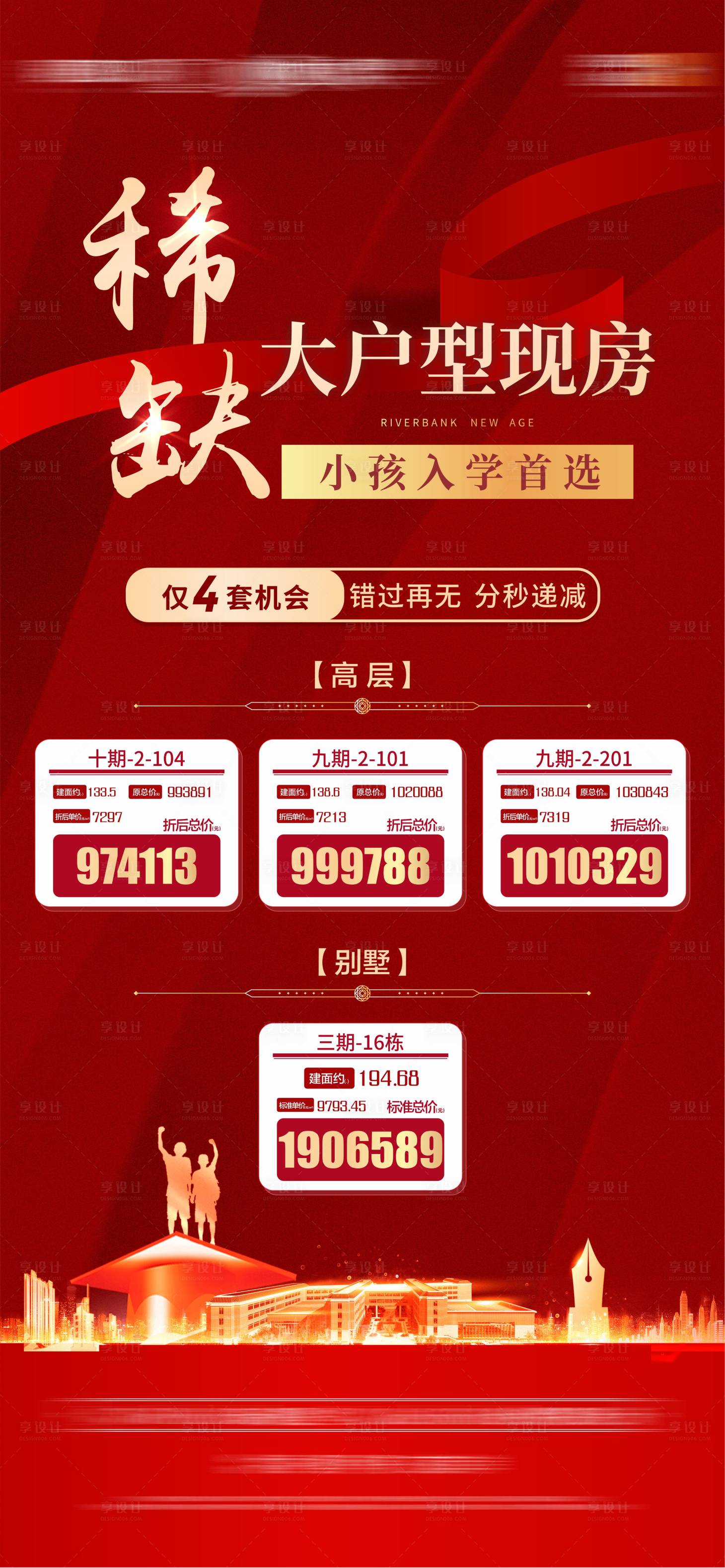 源文件下載【享設(shè)計】搜索編號：49260007031452295【地產(chǎn)學(xué)府特惠房海報】