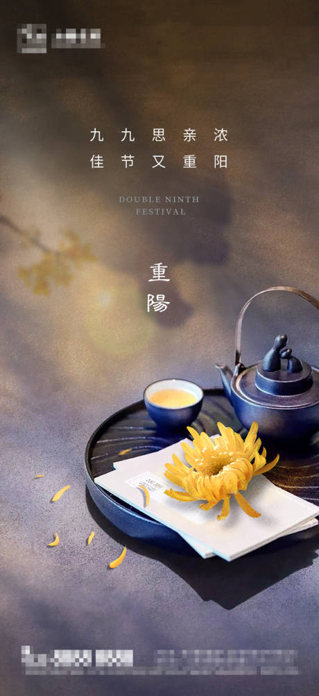 源文件下载【地产重阳节温情海报】编号：50260006777334400