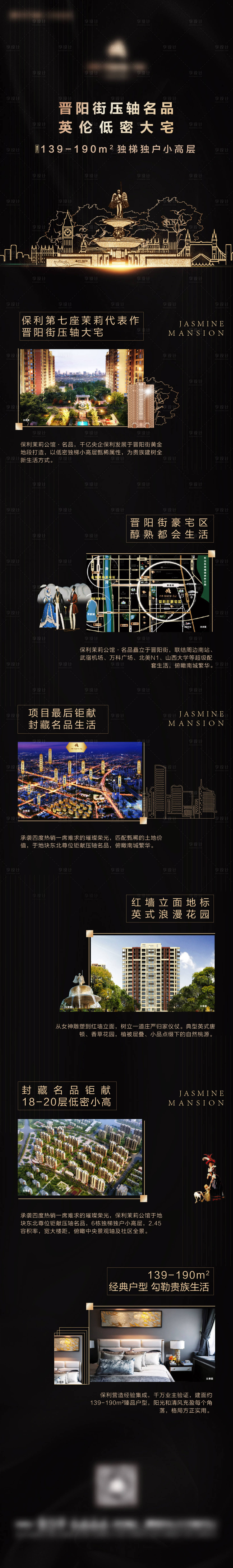 源文件下載【黑金品質地產價值點加推海報長圖】編號：51380006795972312