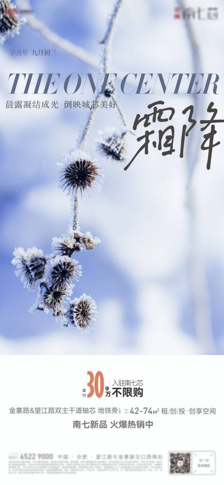 源文件下载【霜降节气海报】编号：35530006811211323