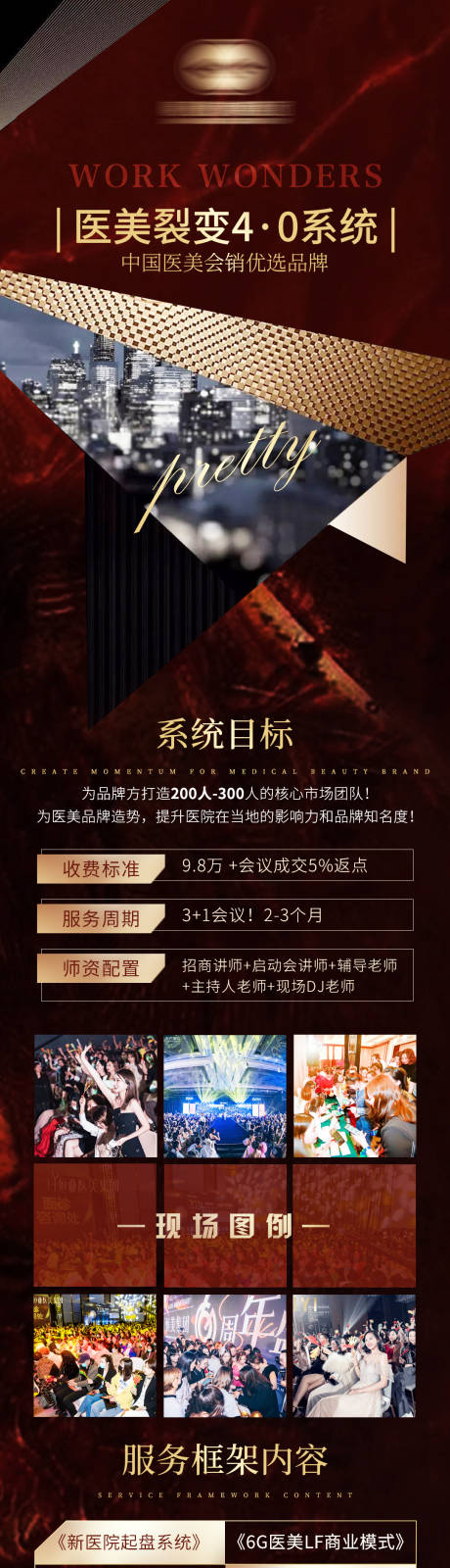 源文件下載【享設計】搜索編號：74620006827493680【醫美造勢裂變高端長圖海報】