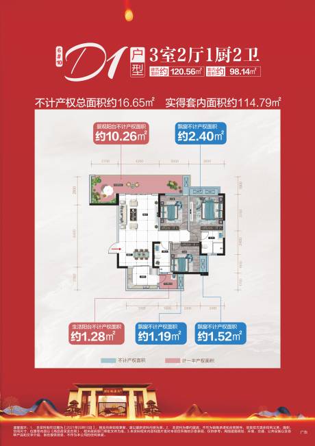 源文件下载【户型海报展板】编号：53970006796927671