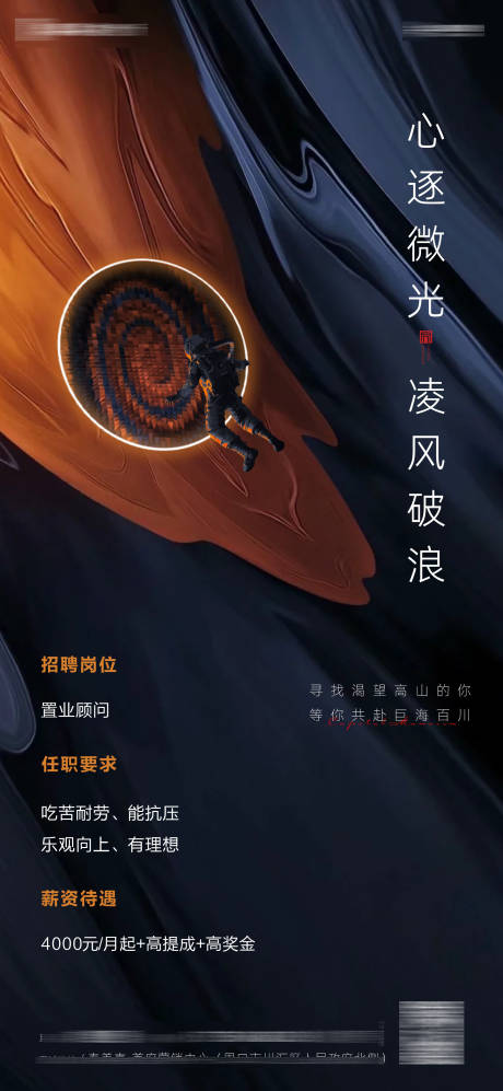 源文件下載【房地產招聘海報】編號：86440006744726590
