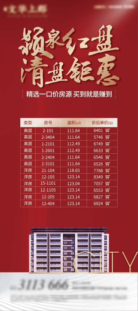源文件下載【地產(chǎn)特價房展架】編號：92490006789755824