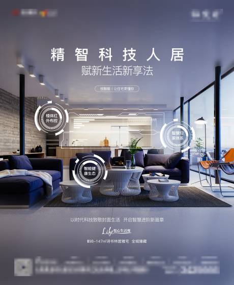 源文件下載【科技人居地產出街廣告 】編號：75310006925396649