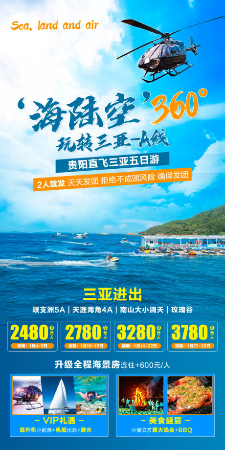 源文件下载【海陆空360°旅游海报】编号：20211026095822555