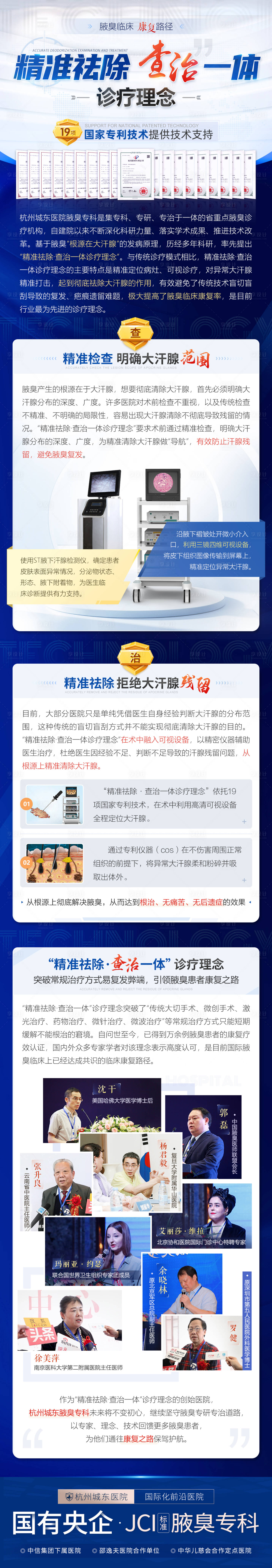 源文件下载【享设计】搜索编号：19010006954374129【精准检查治疗专利技术长图海报】