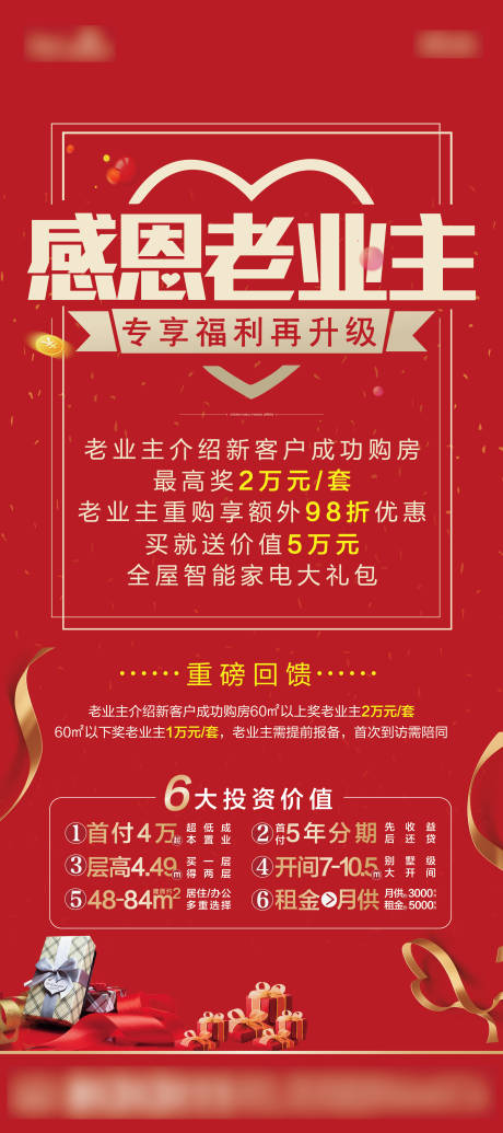 源文件下载【地产感恩老业主展架】编号：55720006880295947