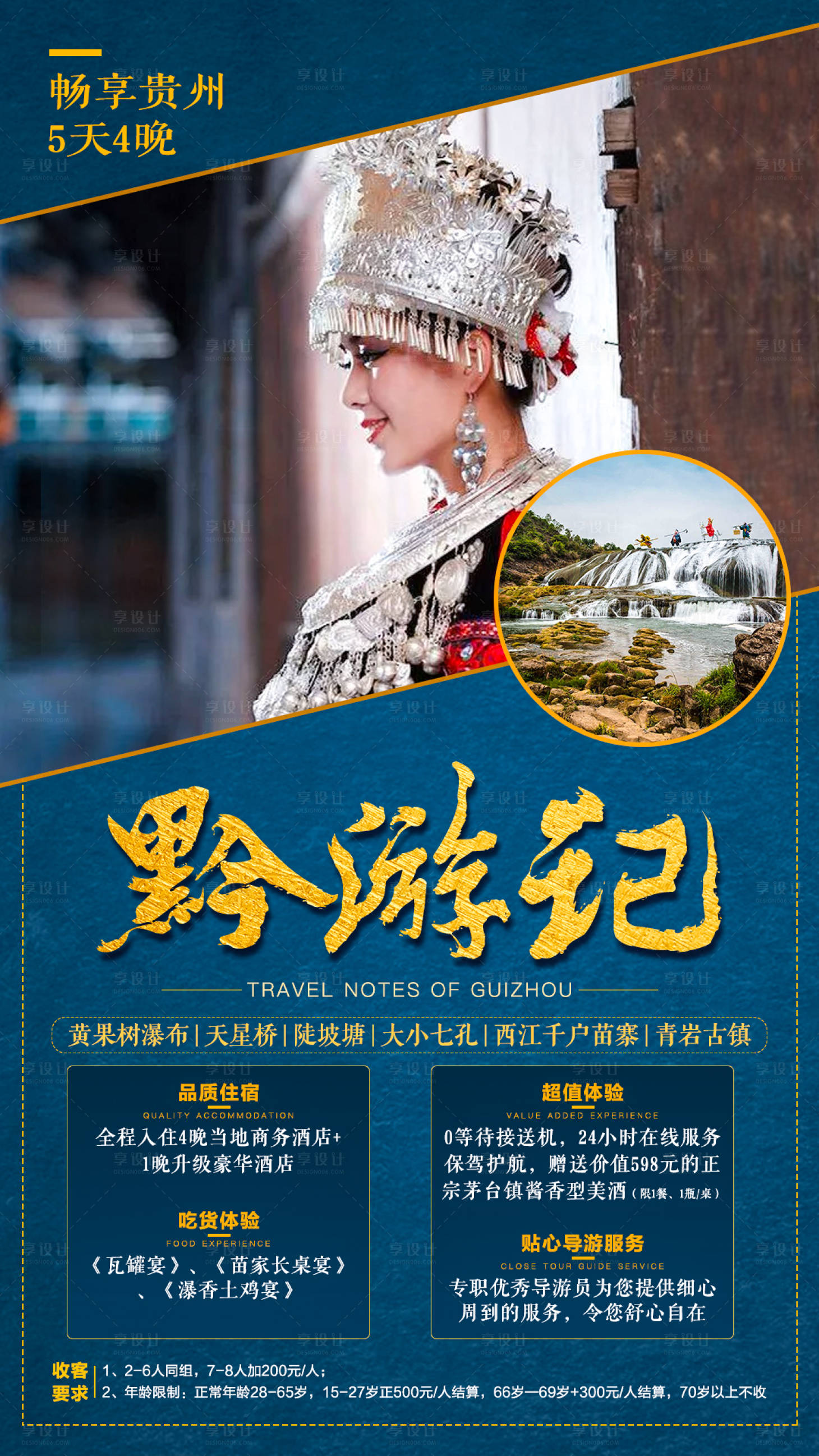 源文件下载【黔游记旅游海报】编号：43390006856326553