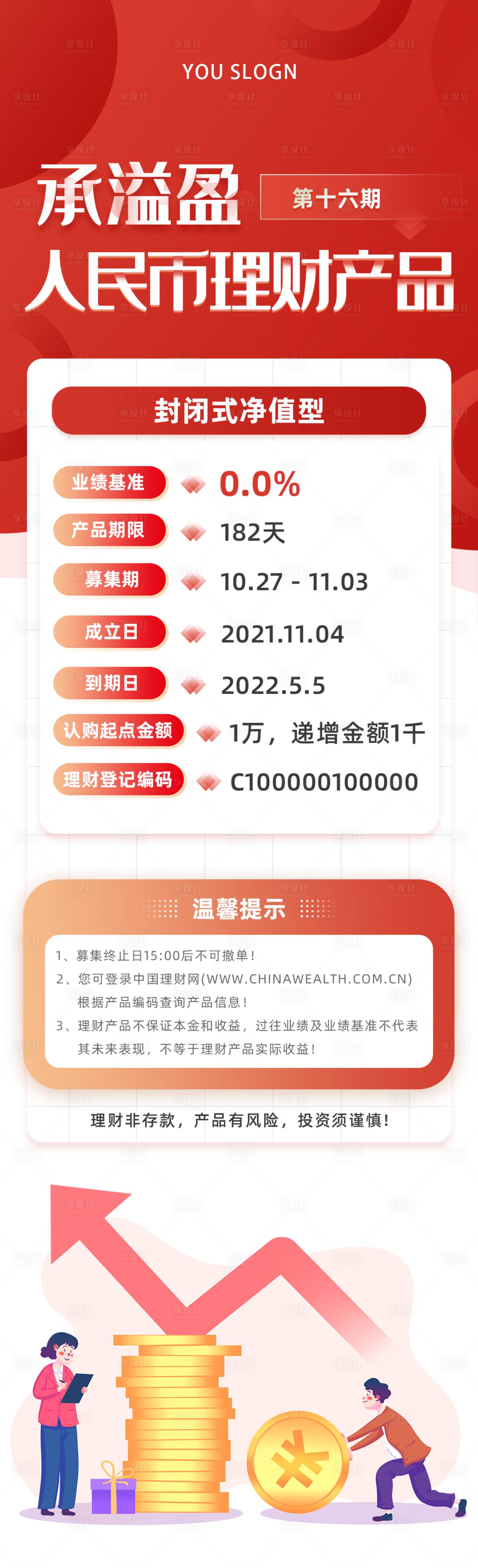 源文件下载【金融长图蓝色海报公众号页面】编号：20211027141044339