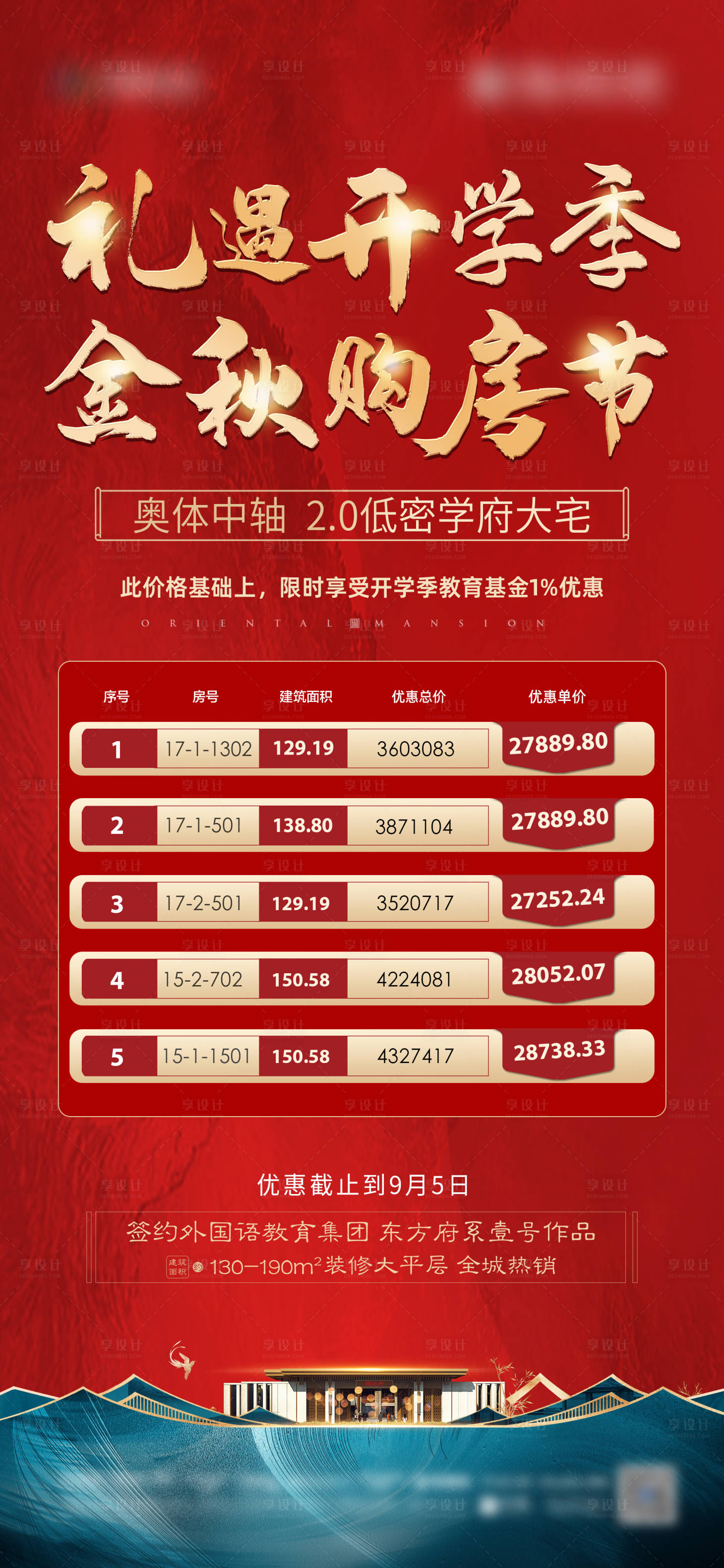 源文件下载【享设计】搜索编号：93580006741016960【红色特价房海报】