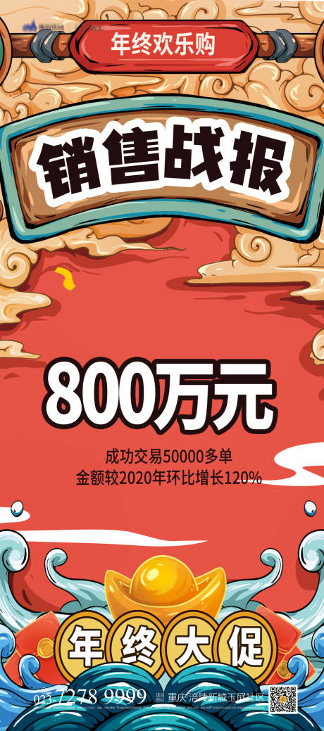 销售战报海报