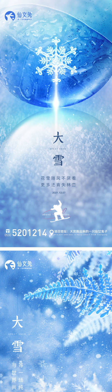 编号：20211124154554619【享设计】源文件下载-大雪节气系列海报