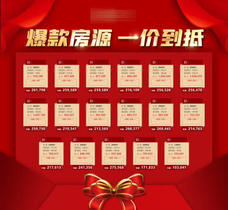 源文件下载【红色热销特价板海报】编号：13010006700937079