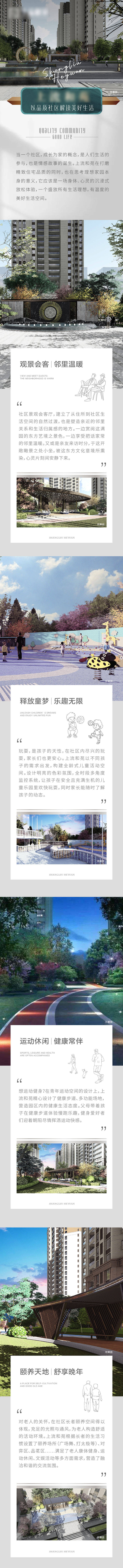 源文件下載【享設(shè)計】搜索編號：56910007081349416【地產(chǎn)項目景觀園區(qū)價值點長圖】
