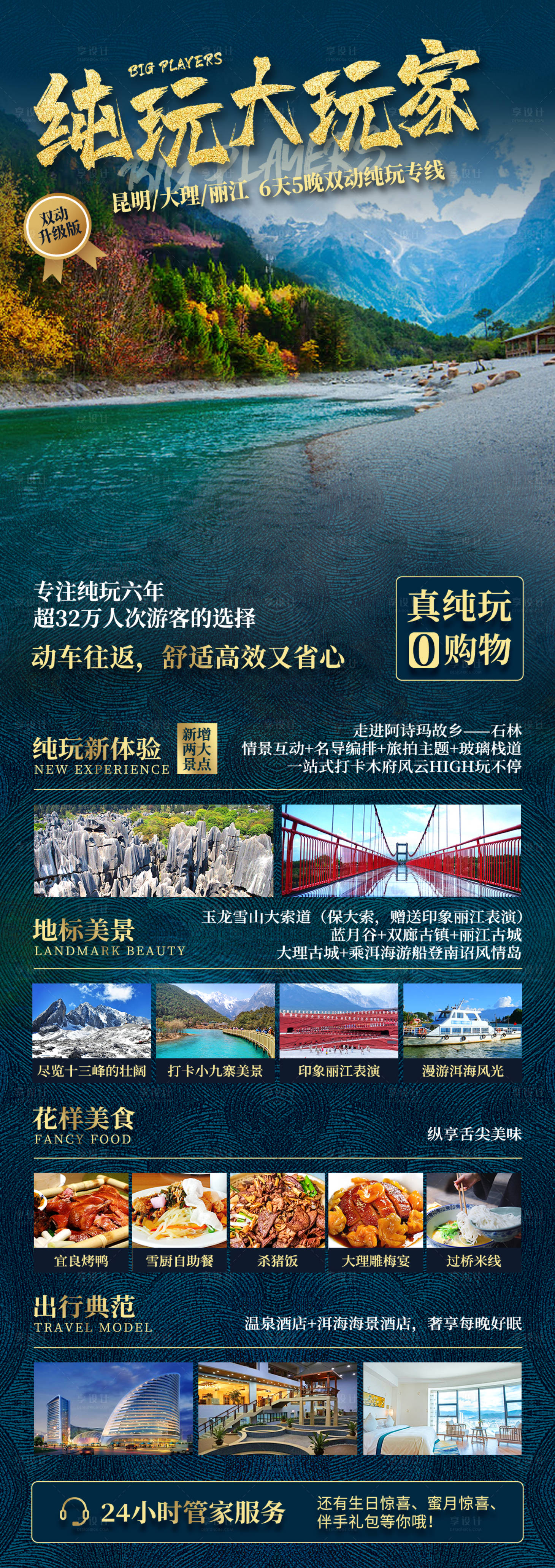 源文件下載【云南昆明大理麗江旅游海報 】編號：70400007059763703