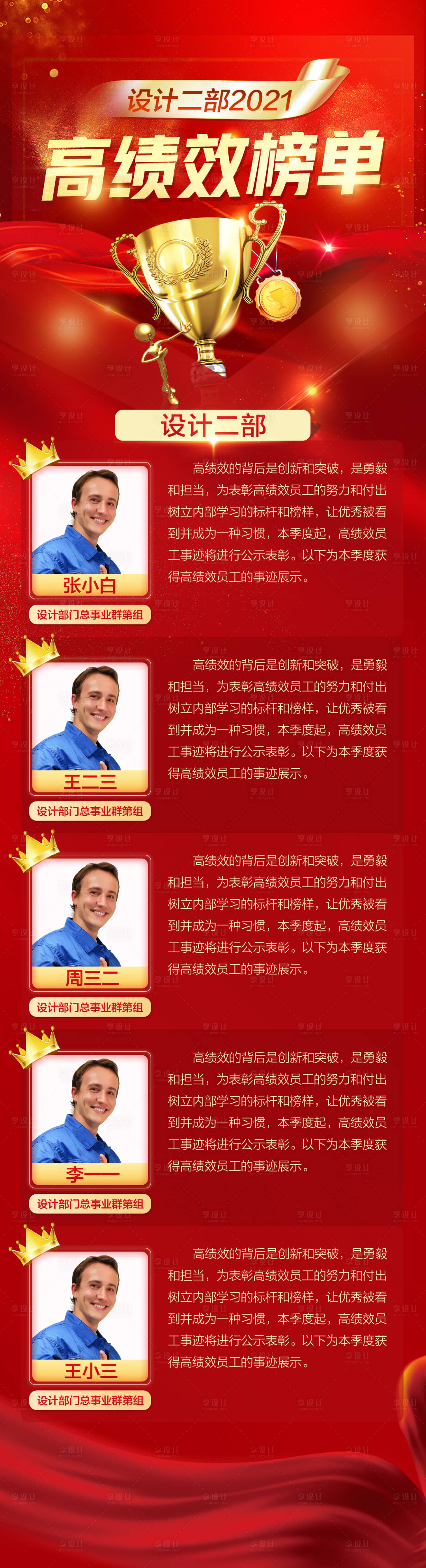 源文件下载【绩效榜单红色长图】编号：19780007111001901