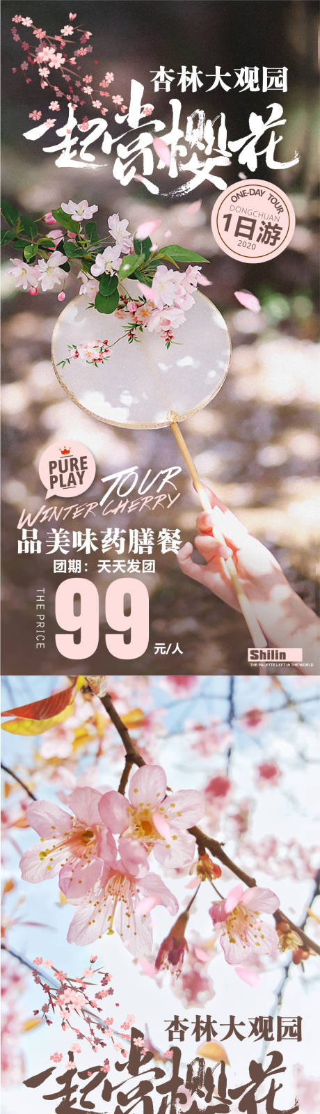 源文件下载【赏花旅游海报】编号：68860007123233016