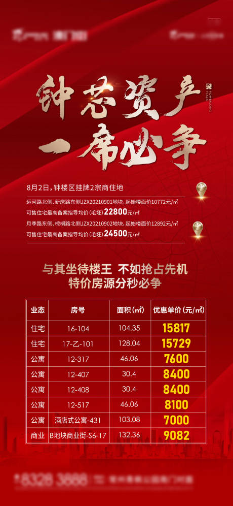 源文件下載【享設計】搜索編號：29500007364069192【特價房紅金海報】