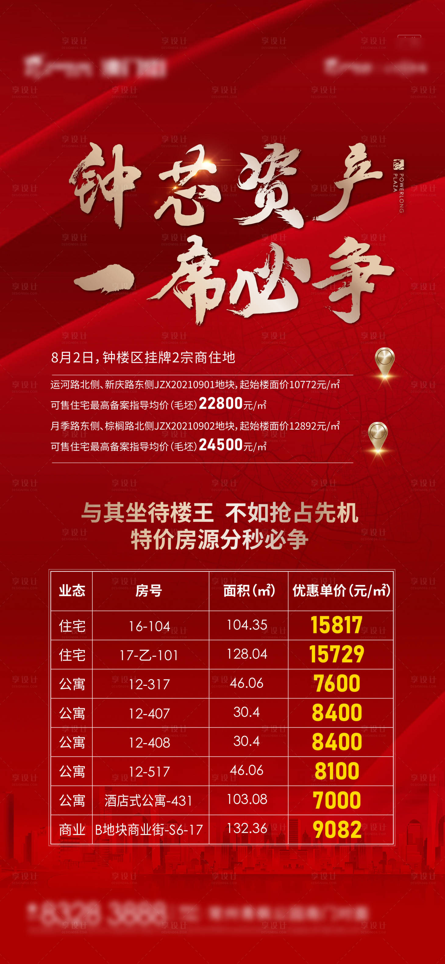 源文件下载【享设计】搜索编号：29500007364069192【特价房红金海报】