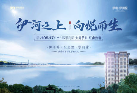 源文件下載【河景房海報(bào)】編號(hào)：74350007393162915